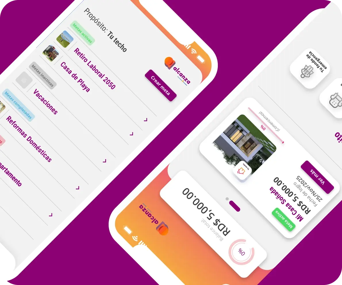 Alcanza app screenshot 1